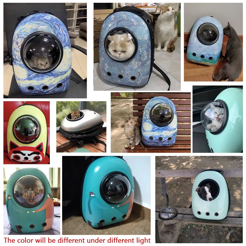 Рюкзак для кошек переноска полных дышащая сумка транспортировки дорожная собак