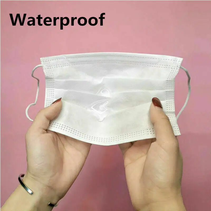 

Wholesale 3-Layer Mouth Mask Disposable White Mouth Face Masks Disposable White Mouth Face Masks Non-Woven Mask Anti-Dust Mask