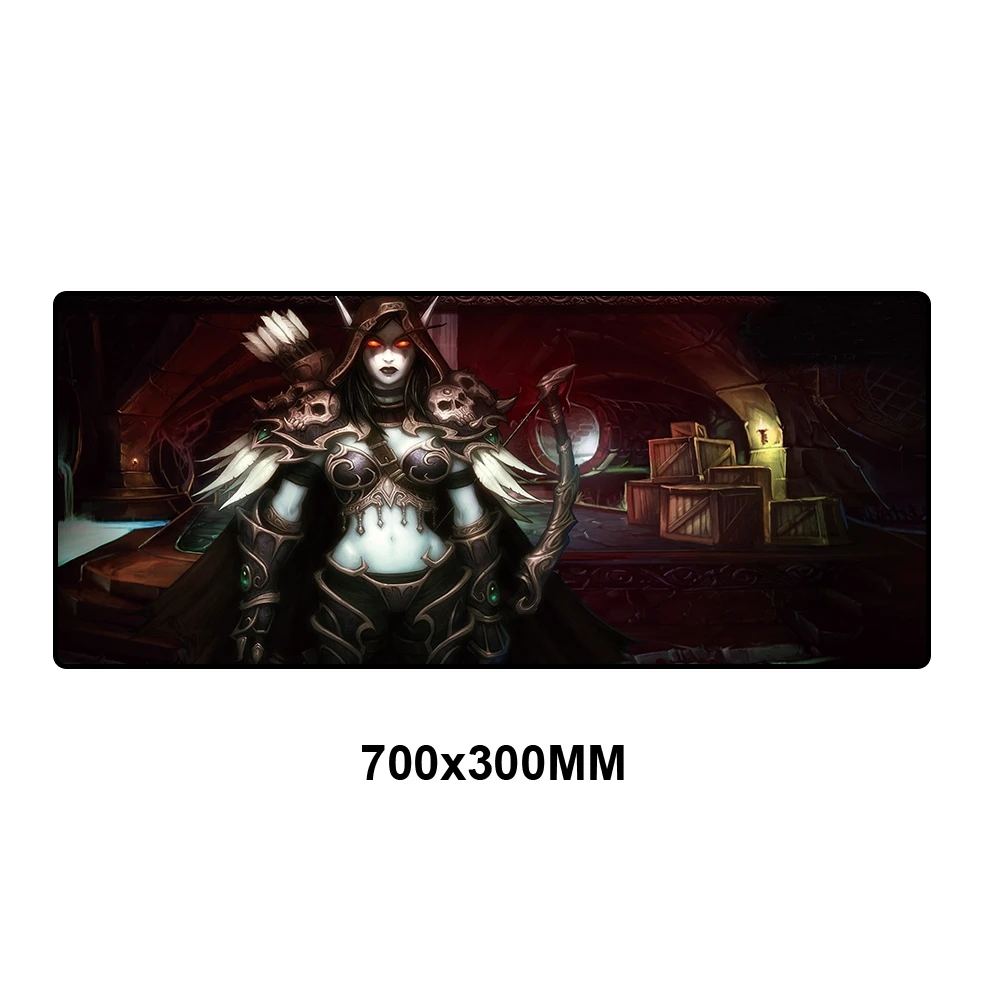 MSSJ-RW018-- 70X30 см Sylvanas WOW игровой коврик для мыши большой XL модный коврик для мыши World of Warcraft коврик для мыши для геймера ноутбука резиновый коврик для ноутбука - Цвет: MSSJ-RW018--