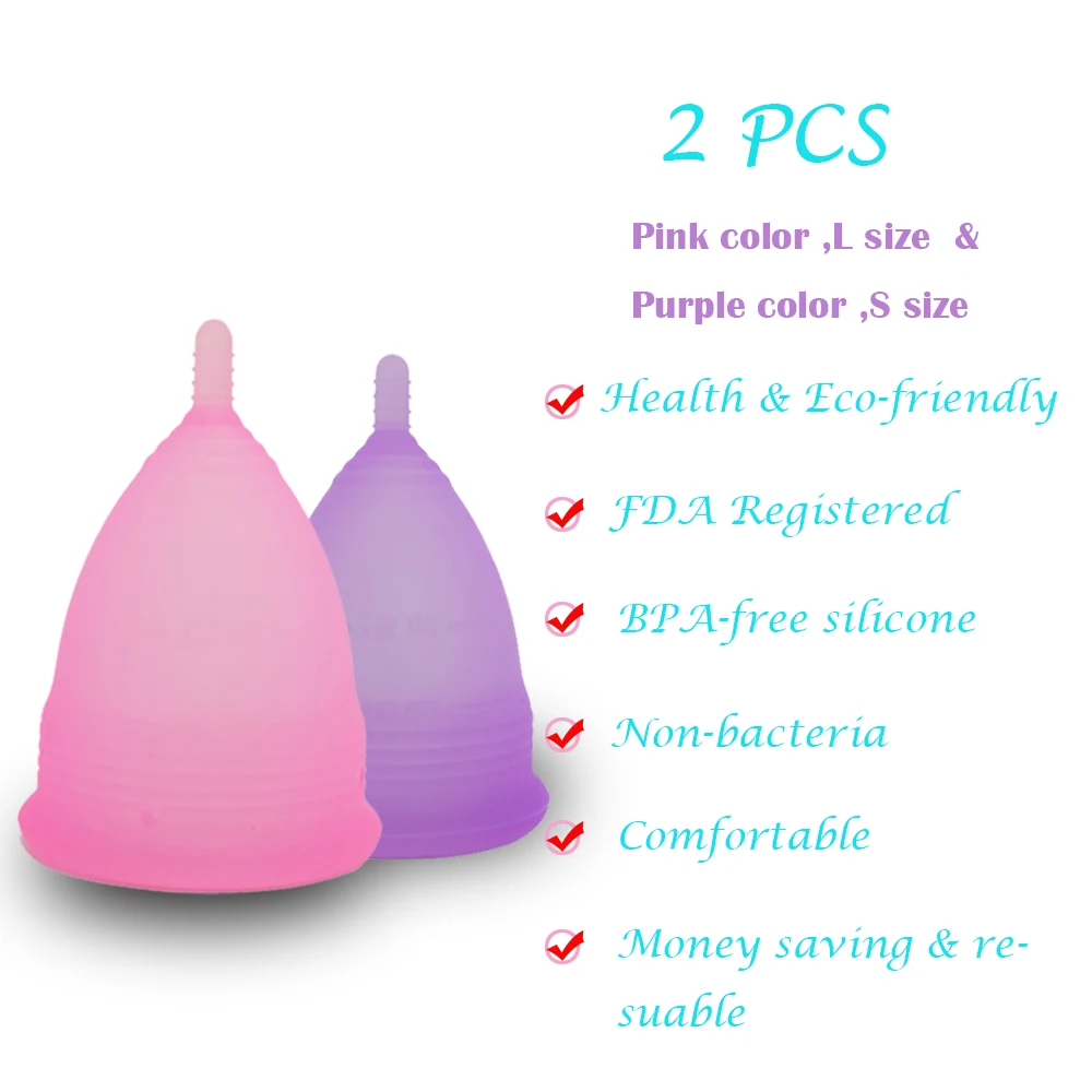 2 шт. забота о здоровье менструальная чашка для женщин коллектор безопасная