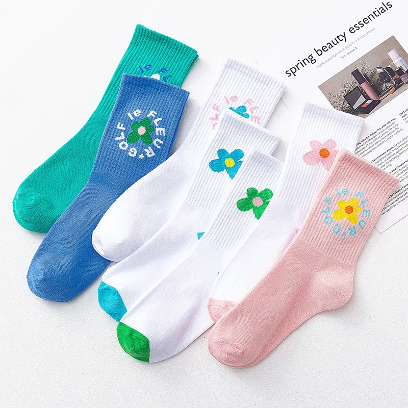 Акция, повседневные забавные носки с Мопсом Calcetines Mujer, осенне-зимние новые женские носки теплые хлопковые носки с манжетами в стиле ретро