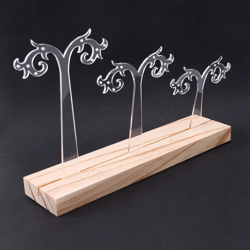 

Earring Stand Detachable Acrylic Earring Display Storage Rack for Photography Retail Store Display , Hook Shape