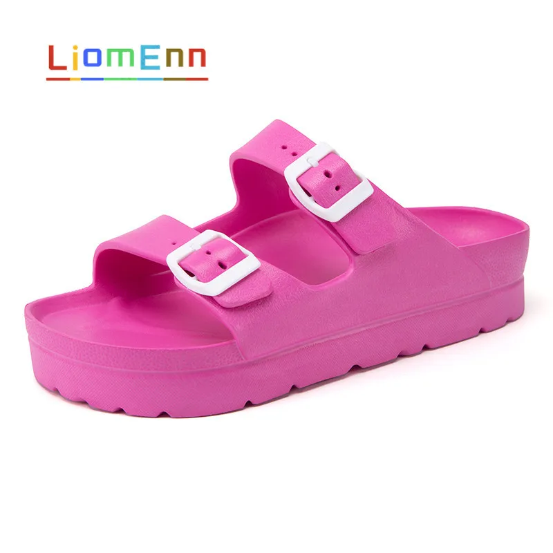 Summer Thick Platform EVA Slippers Women Sandals flip flops Beach Flat Pink Red Black White Slides 2023 Outdoor Casual Shoes