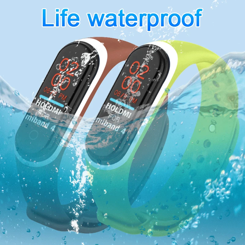 

22 Colors Dual Color Replacement Silicone Wrist Strap For Xiaomi Mi Band 4 Watch WristBand Smart Bracelet Sports Watch Strap
