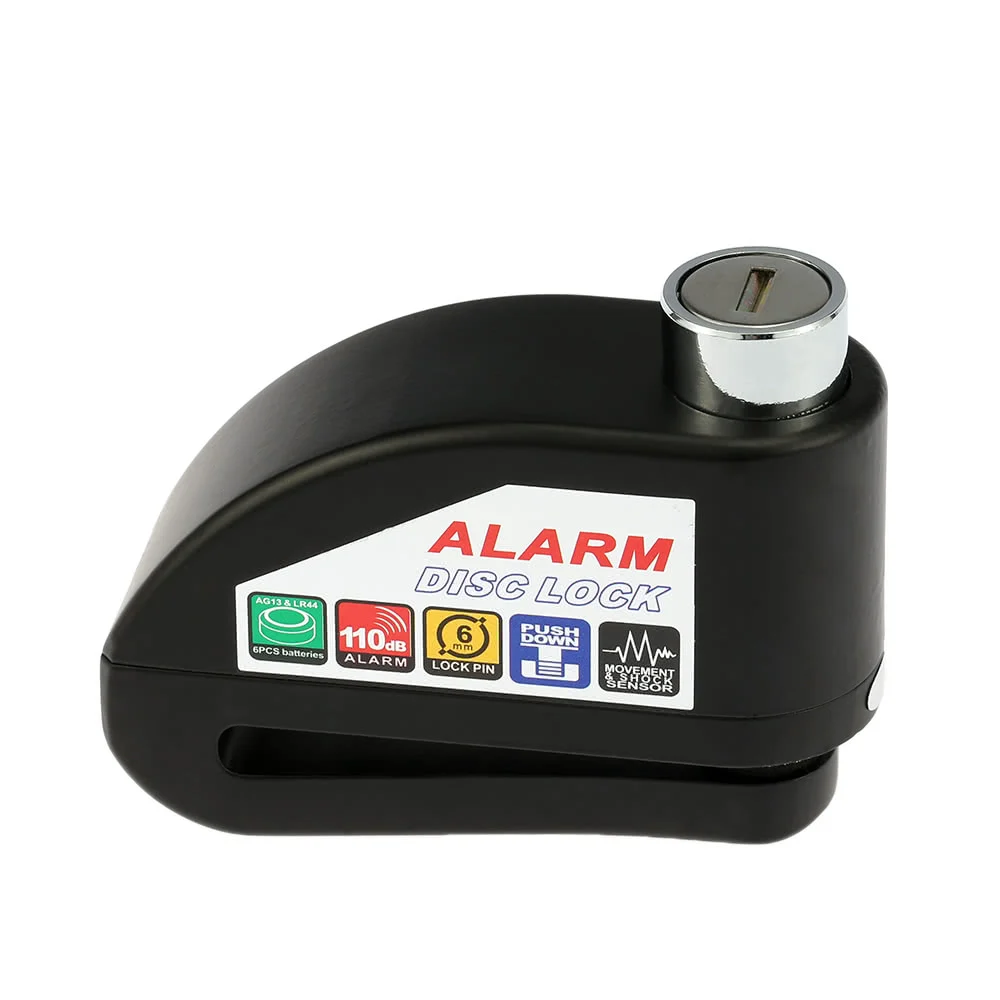 

Motorcycle Scooter Bicycle Disc Brake Lock Security Anti-theft Alarm Lock Motorcycle Lock Bicycle Alarm Scooter Alarm