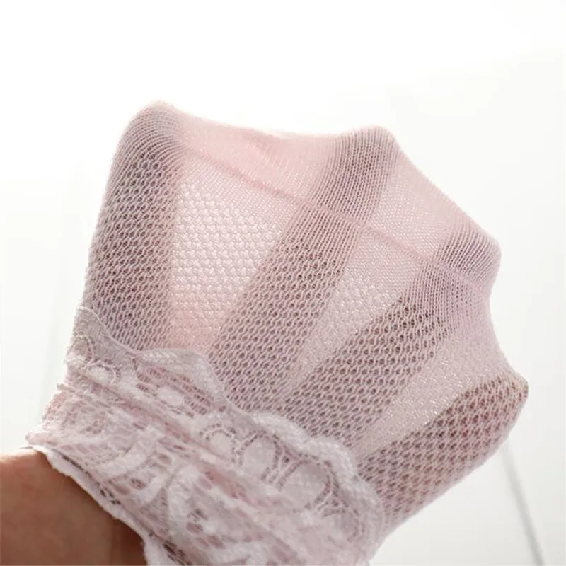 

Children Summer Clothing Cute Baby Girl Children Lace Socks Toddler Kids Knee High Frill Lace Solid Patchwork Socks 0-3Y