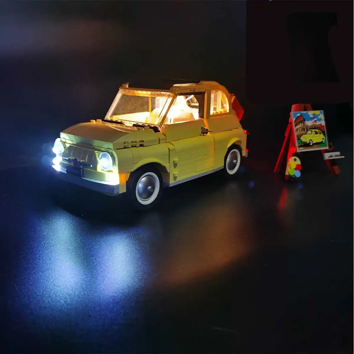 Набор со светодиодным освещением для Creator 10271 Fiat 500 классические автомобильные
