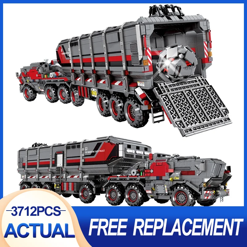 

SEMBO City Wandering Earth Carrier Car Building Blocks High-Tech Military Tank Cargo Van Transport Truck Bricks Kids Toys