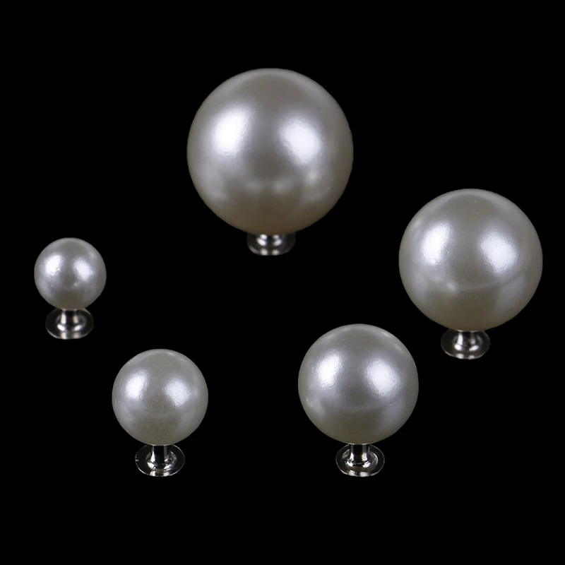 

30-100pcs DIY Pearl Cap Rivets Craft Repair Pearl Knitting Lace Hat Hair Uppers Decor Clothing Accessories 6/8/10/12/14mm
