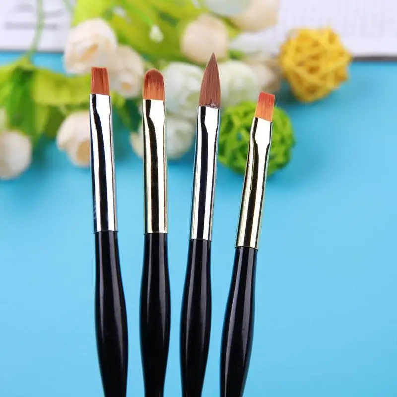 1 шт. двусторонняя Кисть для ногтей|Кисти ногтей| |