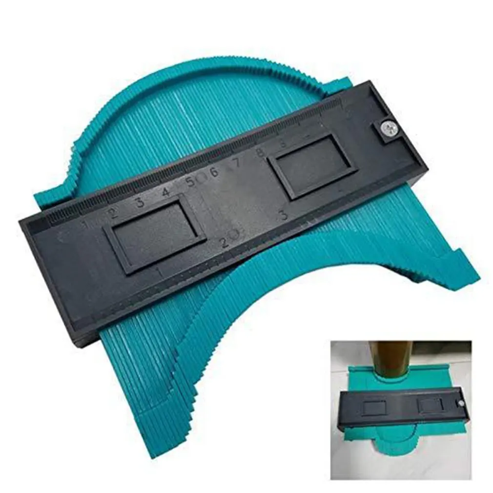 12/25 см Компактный контурный профиль линейка Калибр плиточный ламинат плитка для