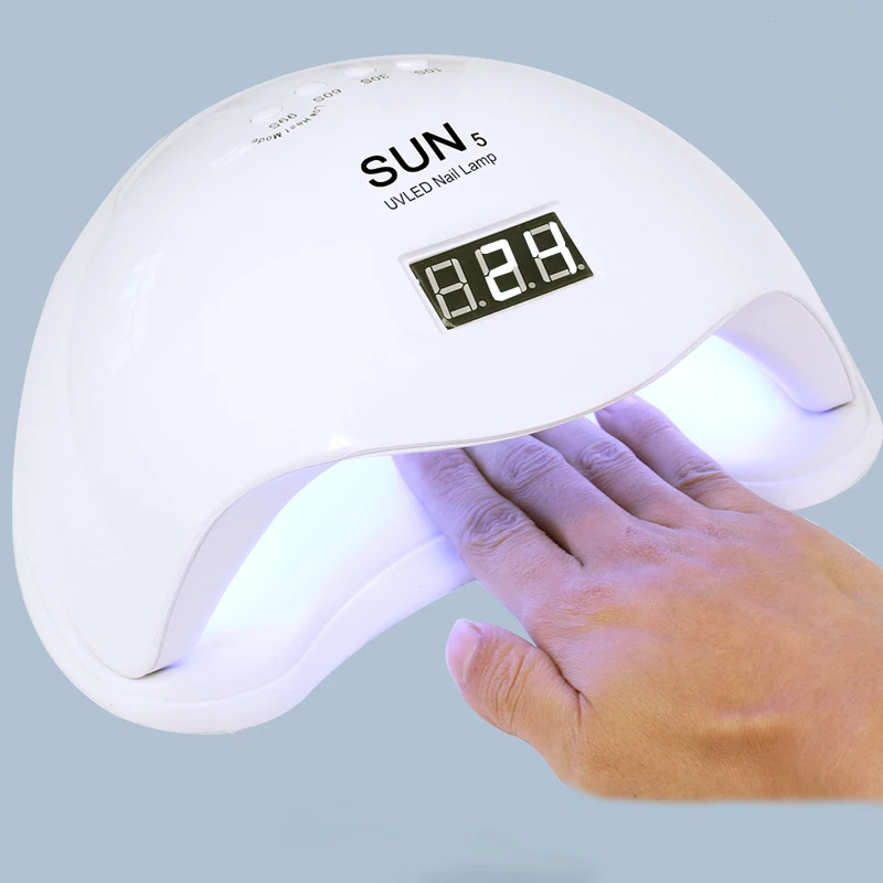 

Sun5 USB Nail Lamp 48W Three Timer LED/ UV Phototherapy Lamp Auto Sensor Suit for All Gel Nail Base Top Coat Nail Tool