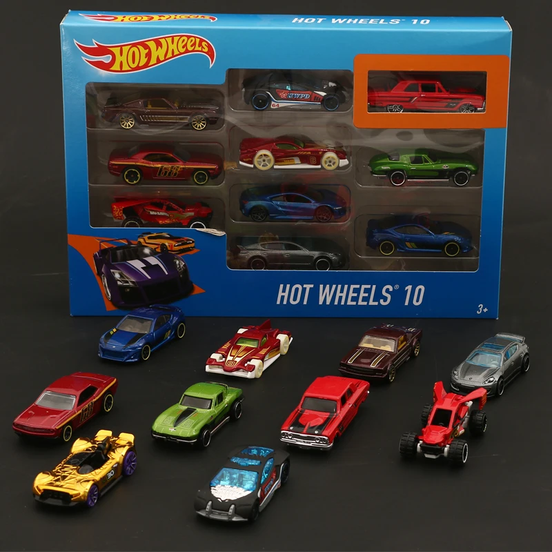 Hot Wheels track ESS BSC 10-Car Pack 1: 64 мини-модель автомобиля детские игрушки для детей Diecast Brinquedos Hotwheels подарок на день рождения 54886