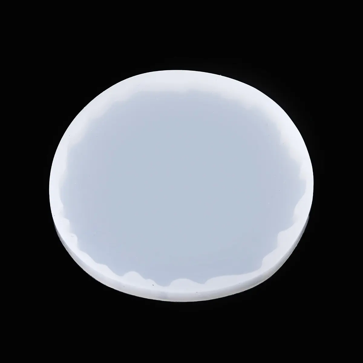 

1Pc DIY Silicone Coaster Mold Clear Agate Coaster Resin Casting Mold Silicone Jewelry Making Epoxy Mould Craft