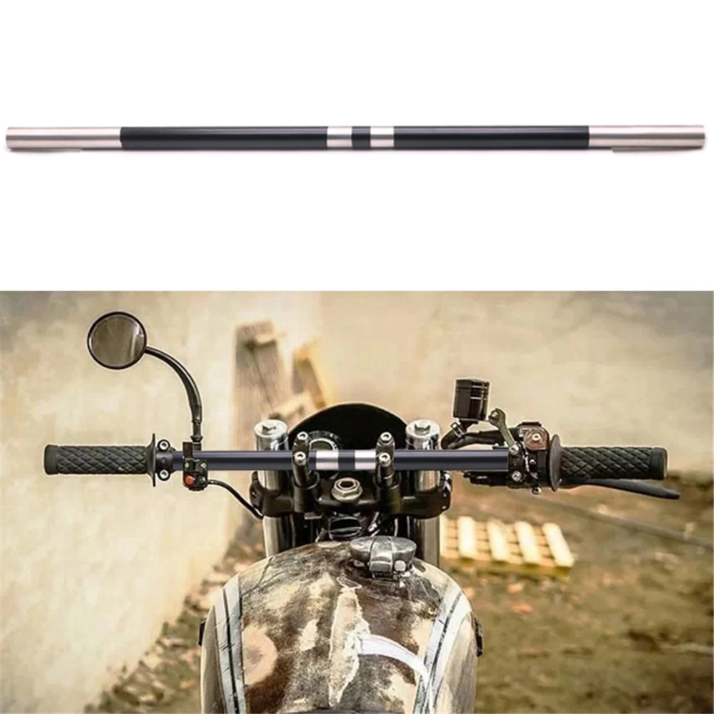 1 'ཕ мм Руль прямой винтажный мотоциклетный руль для трекера Sportster XL883 XL1200 FLHT FLHR