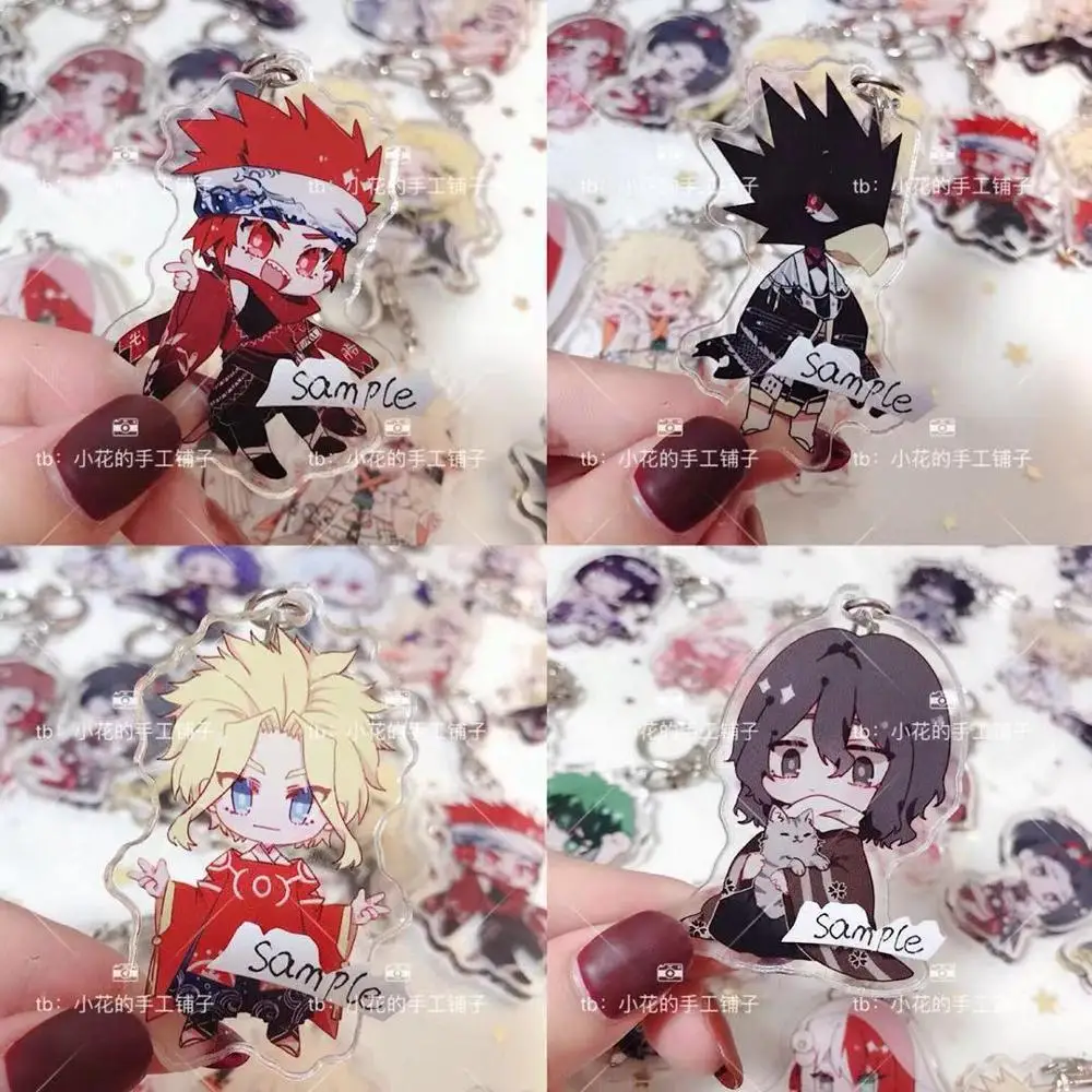 Аниме Мой герой Академия ластик голова Bakugou Shouto Monoma Косплей Акриловый Брелок