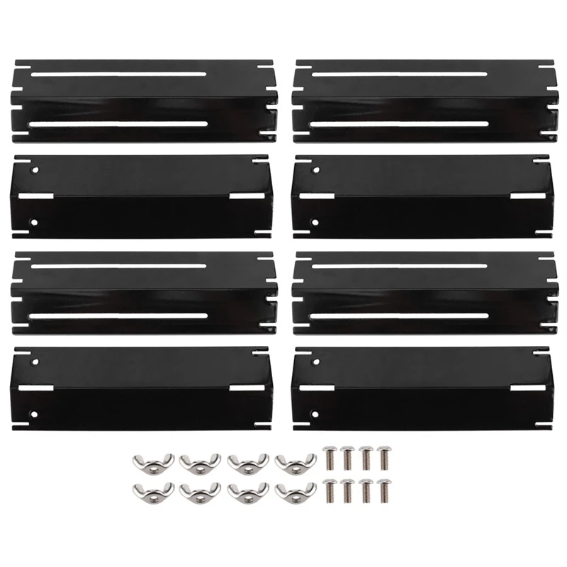 

4Pcs Stainless Steel Barbecue Plate Flame Plate Diffuser Heat Plate for Gas Grill Cover Barbecue Hot Plate