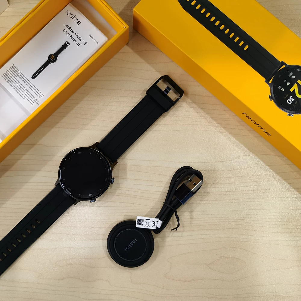 Умные часы в наличии realme Watch S влагозащита от глобальная версия Время работы