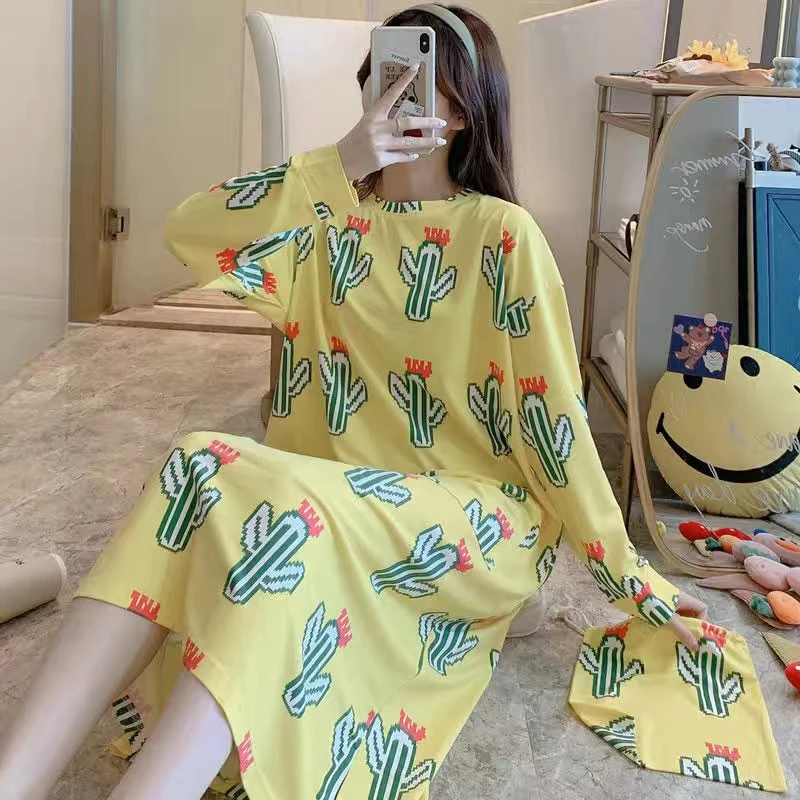 2020 зимняя Пижама женская Корейская одежда для сна милый мультяшный фланелевый