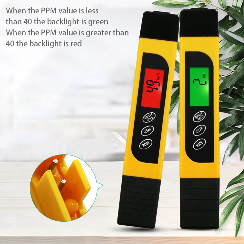 PH Тест качества воды ручка с tds счетчик питьевой тестер Ручка Подсветка Чистота