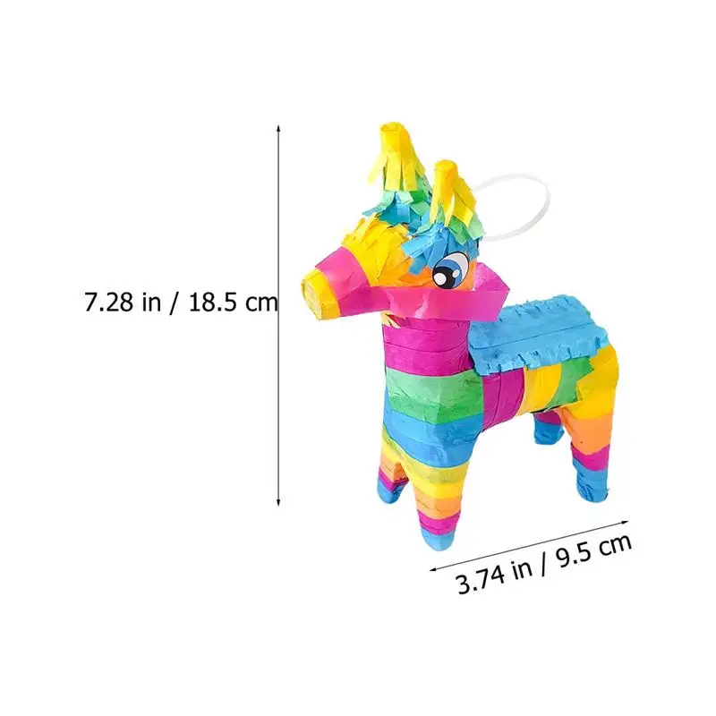 

1pc Colorful Pinata Toy Party Toy Party Candy Gift Packaging Prop Pinata Toy