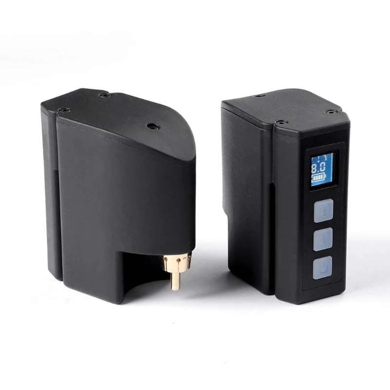 

Новый ЖК-дисплей Дисплей Беспроводной татуировки Питание Батарея пакет для татуировки с ручкой машины