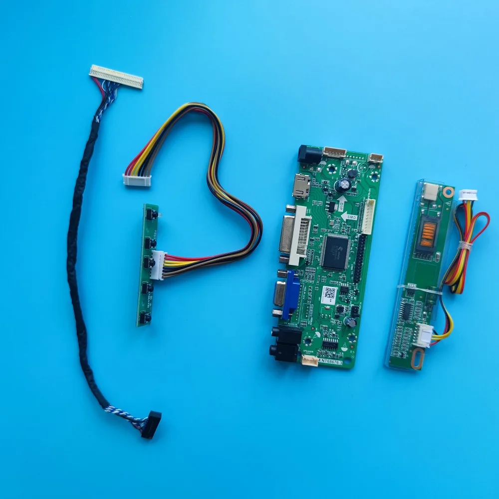 

Work for LP154W02-TL09/TL10/TLB2/TL01/A1/B1K1 1 Lamps Screen VGA 15.4" Controller board 30pin LVDS LCD DVI Monitor Kit 1680×1050