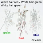 Стандартный миниатюрный неоновый Световой индикатор 4x10 мм, неоновый Световой индикатор, 20 пакетов на каждый красный, синий и зеленый