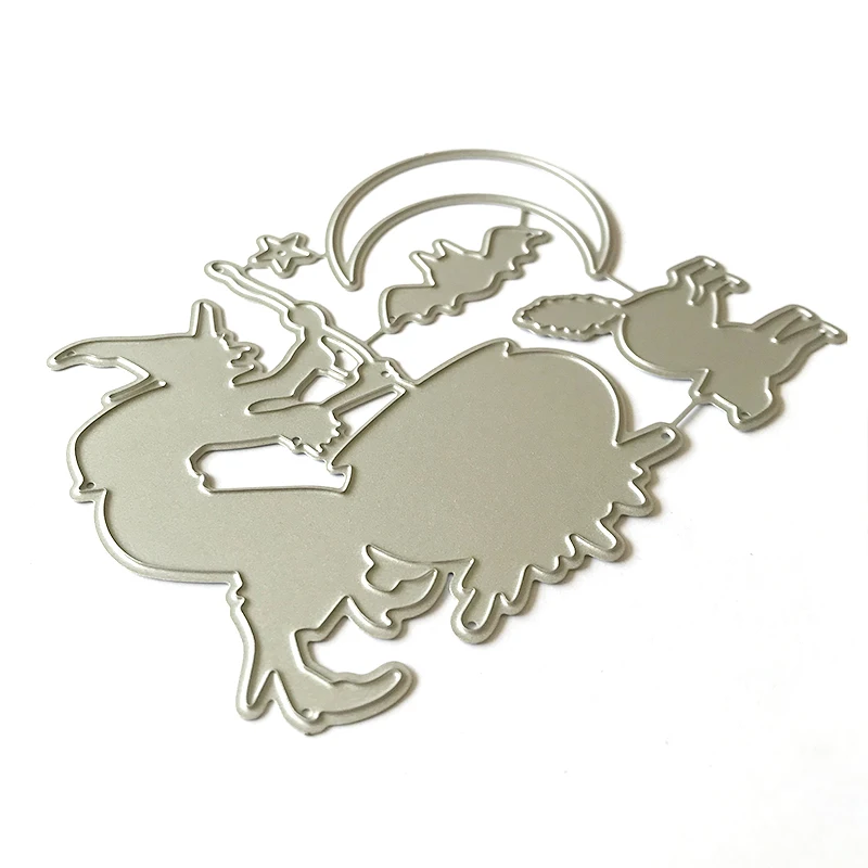 

Halloween witch Metal Cutting Dies Stencils for DIY Scrapbooking/photo Album stamps Decorative Embossing DIY Paper