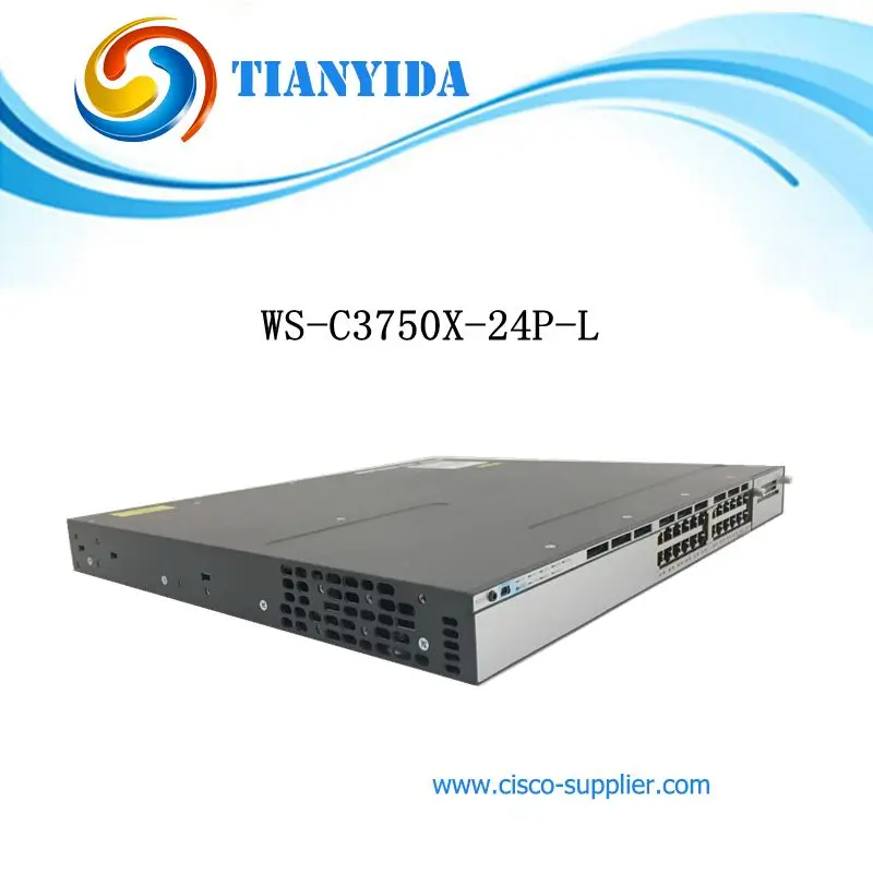 WS-C3750X-24T-L Catalyst 3750X 24-портовый управляемый Штабелируемый коммутатор | Компьютеры и