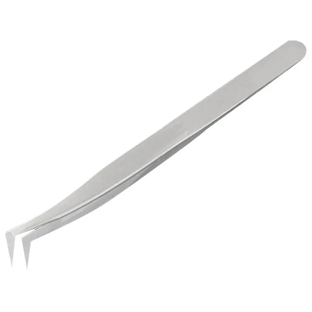 Пинцет для макияжа ресниц из нержавеющей стали 6A SA высокоточный эластичный зажим