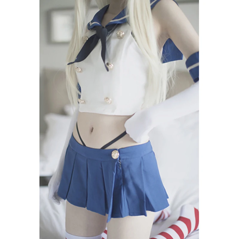 Аниме Shimakaze униформа косплей костюм с носками Косплей Хэллоуин косплей| |