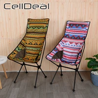 portable camping chair ultralight fishing camping bbq chairs with carry bag folding outdoor moon chair for garden outdoor
