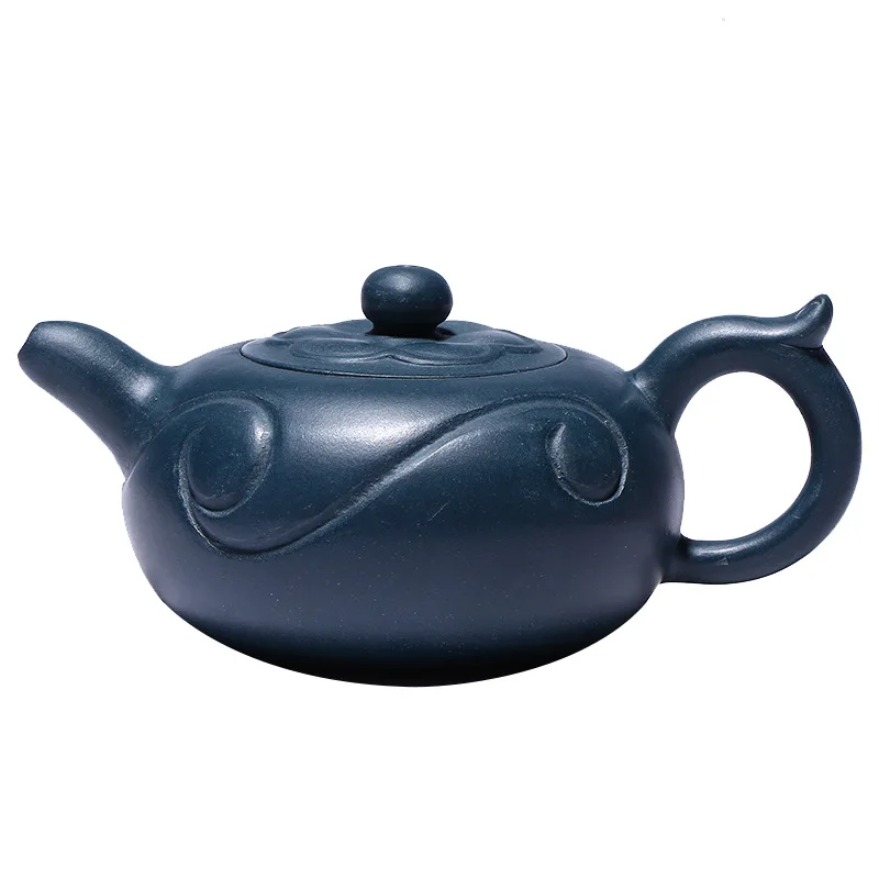 

Yixing handmade purple clay pot raw ore tianqingni Xiangyun household teapot Kung Fu Tea Set Gift