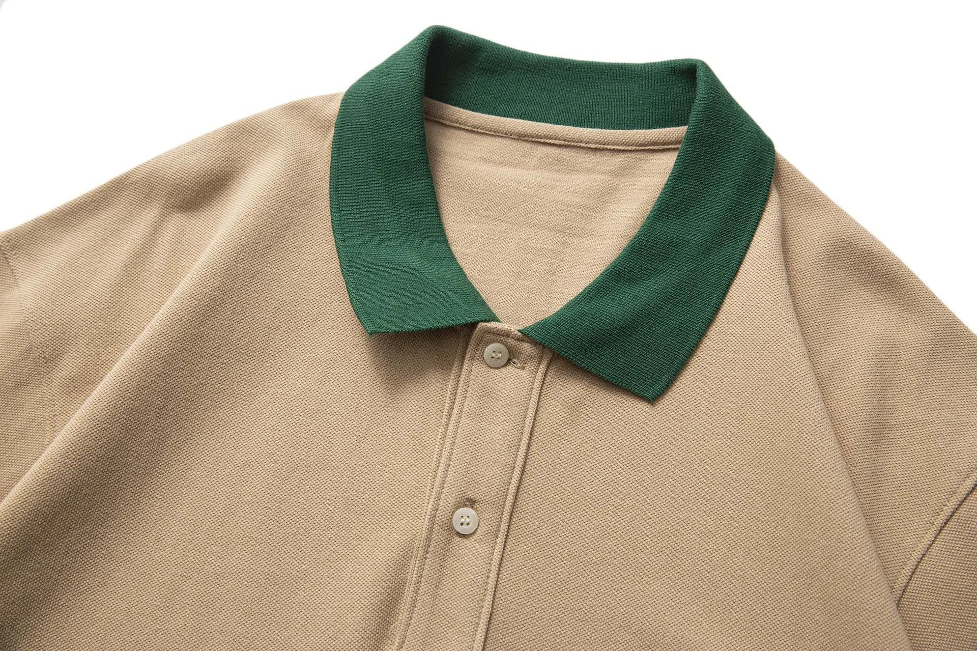 

Wuhang 2021 American small embroidery round neck short sleeve polo shirt men's loose casual Paul T-shirt ss76