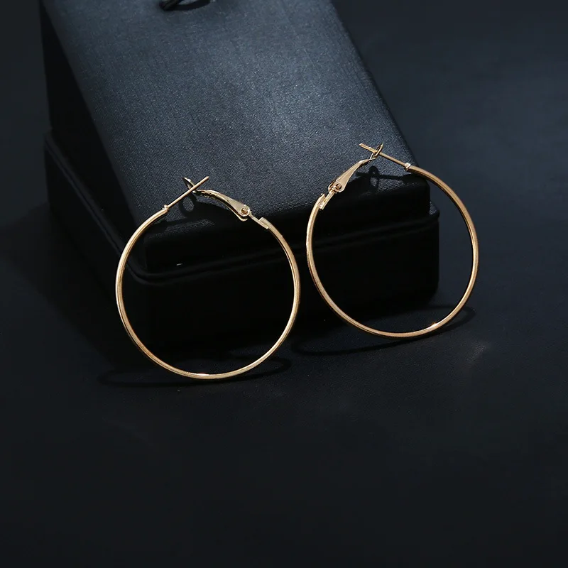 Набор серег набор колец большие круглые серьги модные ювелирные изделия для