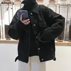 Куртка Женская Базовая из денима, свободная универсальная винтажная верхняя одежда из денима, шикарная ретро-Стильная верхняя одежда в Корейском стиле, осень