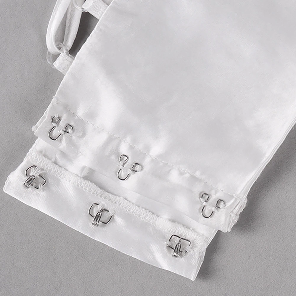 

2021 Summer Women Bra Strappy Beach Vacation Outfits Maxi Robe Sexy White Satin Tank Dress Clothing Women's Long Dresses