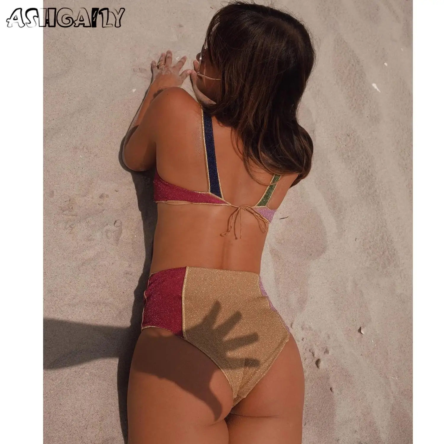 

High Waist Patchwork Women Bikini Set Push Up Bikinis Swimwear New Arrival Girls Biquini Swimsuit Summer Beach Bathing Suit