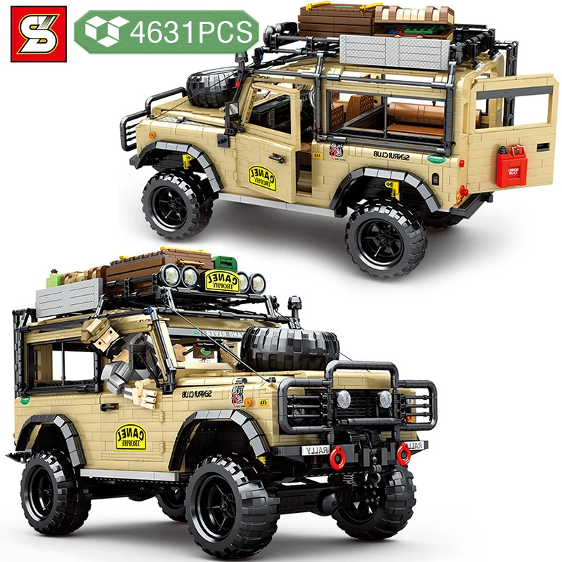 

SY BLOCK Technical Creator Famous Sports Car Building Blocks MOC Speed Off-Road Vehicle Bricks DIY Toys For Boys Holiday Gift