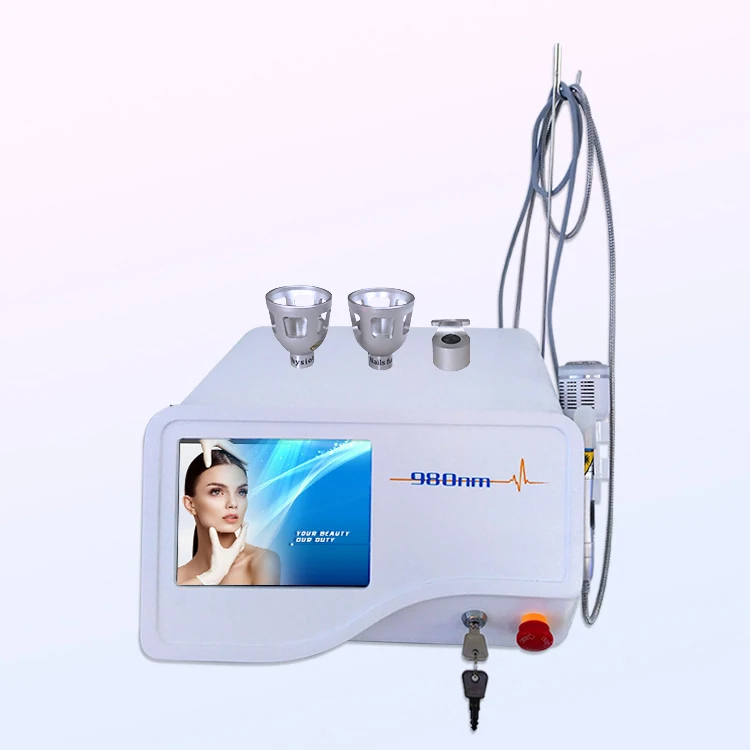 

40W 980nm diode 3 in 1 laser red spider vein remove, nail fungus, and physical therapy beauty device