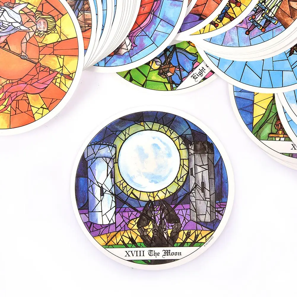 Настольная игра с 78 картами Tarot Of The Перегородчатые карты 1993 круглых карт