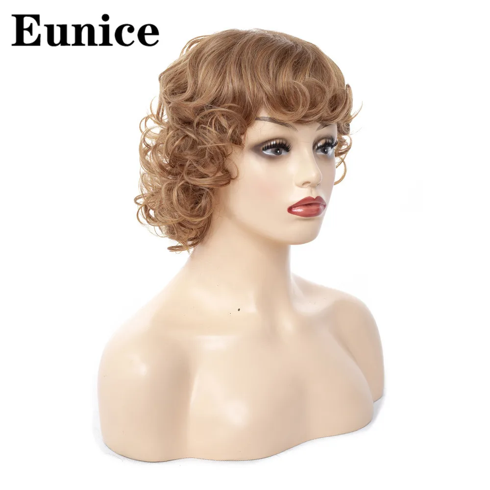 Чистый короткий волнистый боб парик синтетические волосы парики для женщин