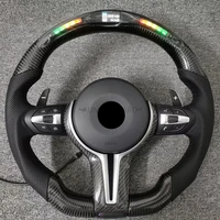 carbon fiber m led performance steering wheel compatible for f20 f22f23 f45 f30 x5 x6 f33f36 f87 m2f80 m3f82 f83 f15