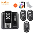 Передатчик вспышки Godox X1T-S TTL 2,4G + 3X ресиверы для камеры Sony A7RII A7R A58 Godox DE300 DE400 SK300 SK400