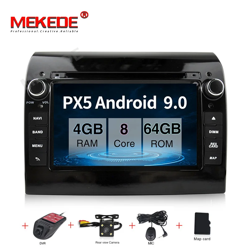 64G camera DVR " Android7.1 Авто Радио автомобильный dvd-плеер gps навигация Мультимедиа Стерео для Fiat Ducato 2008- CITROEN Jumper PEUGEOT Boxer - Цвет: 64G camera DVR