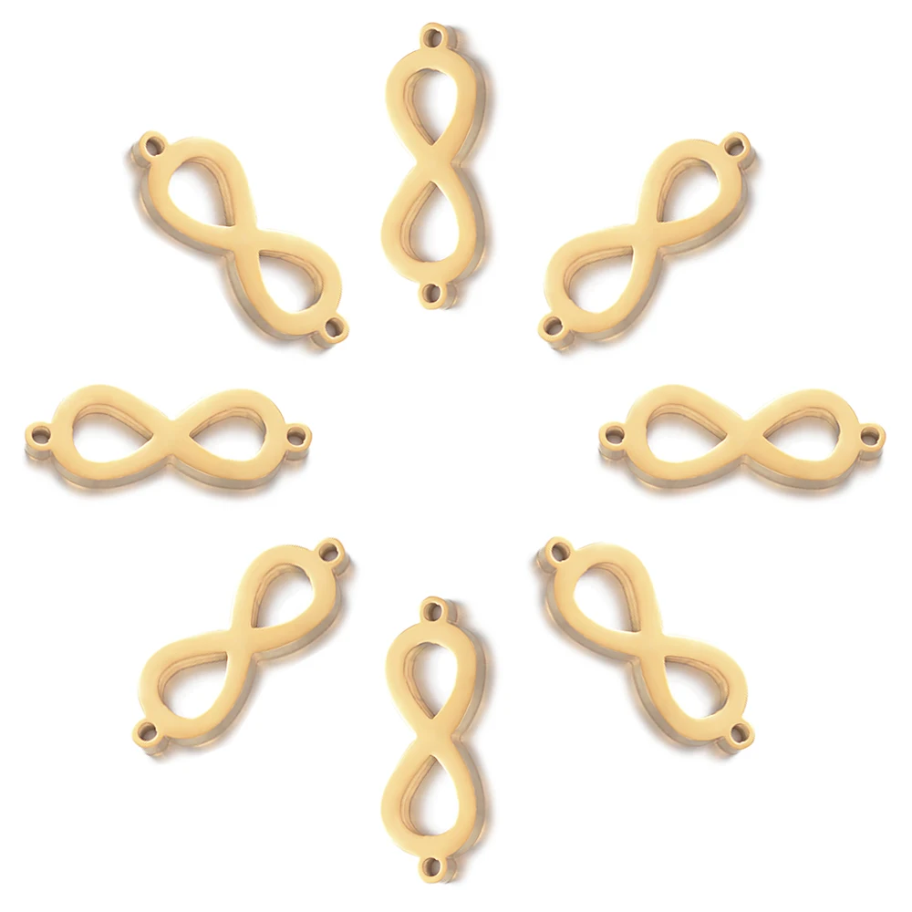 Модный символ бесконечности женское колье подвеска из нержавеющей стали