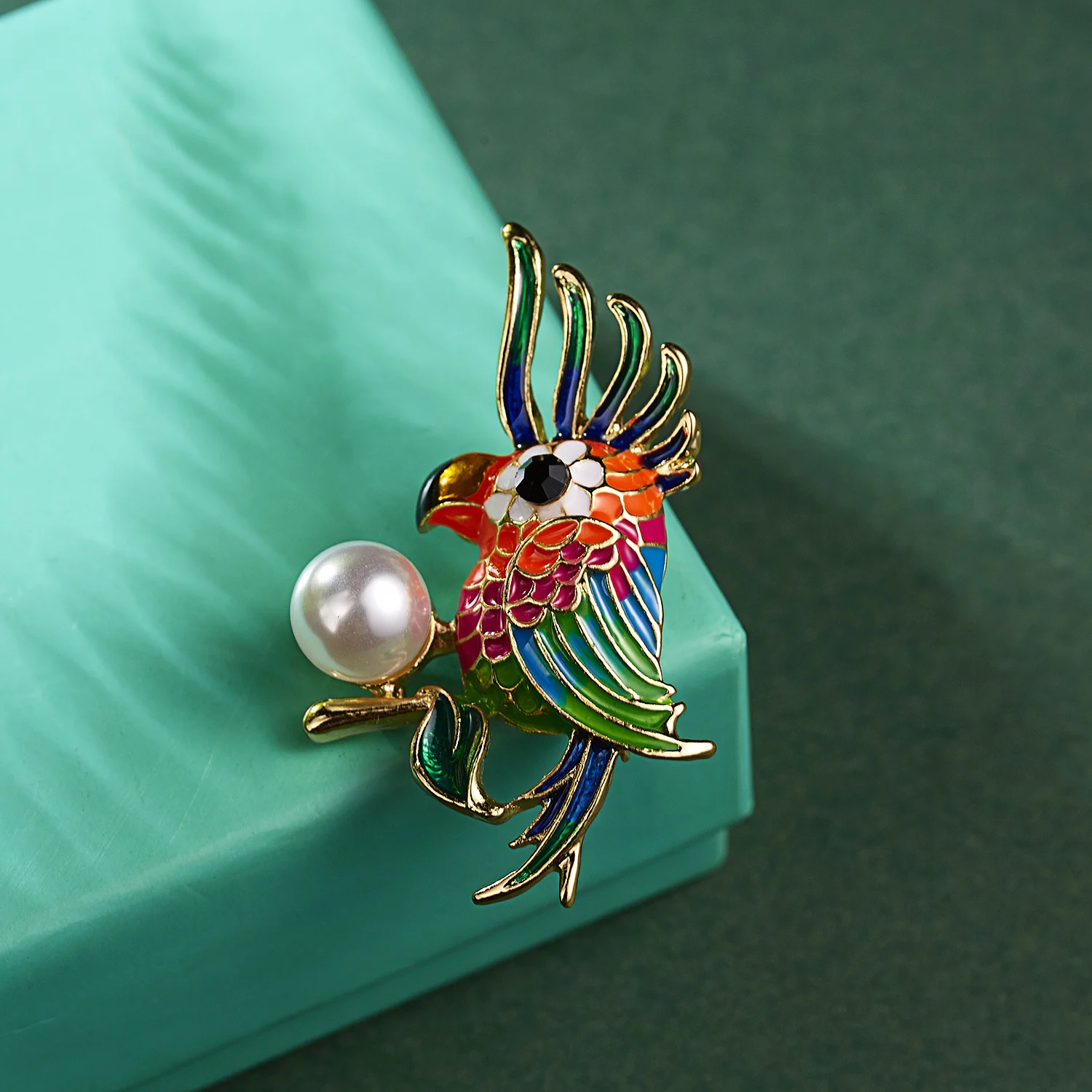 New Design Lovely Crow Brooch Enamel Owl Bird Brooches for Women Men High Quality Rhinestones Animal Jewelry Collar Pins Gift | Украшения и