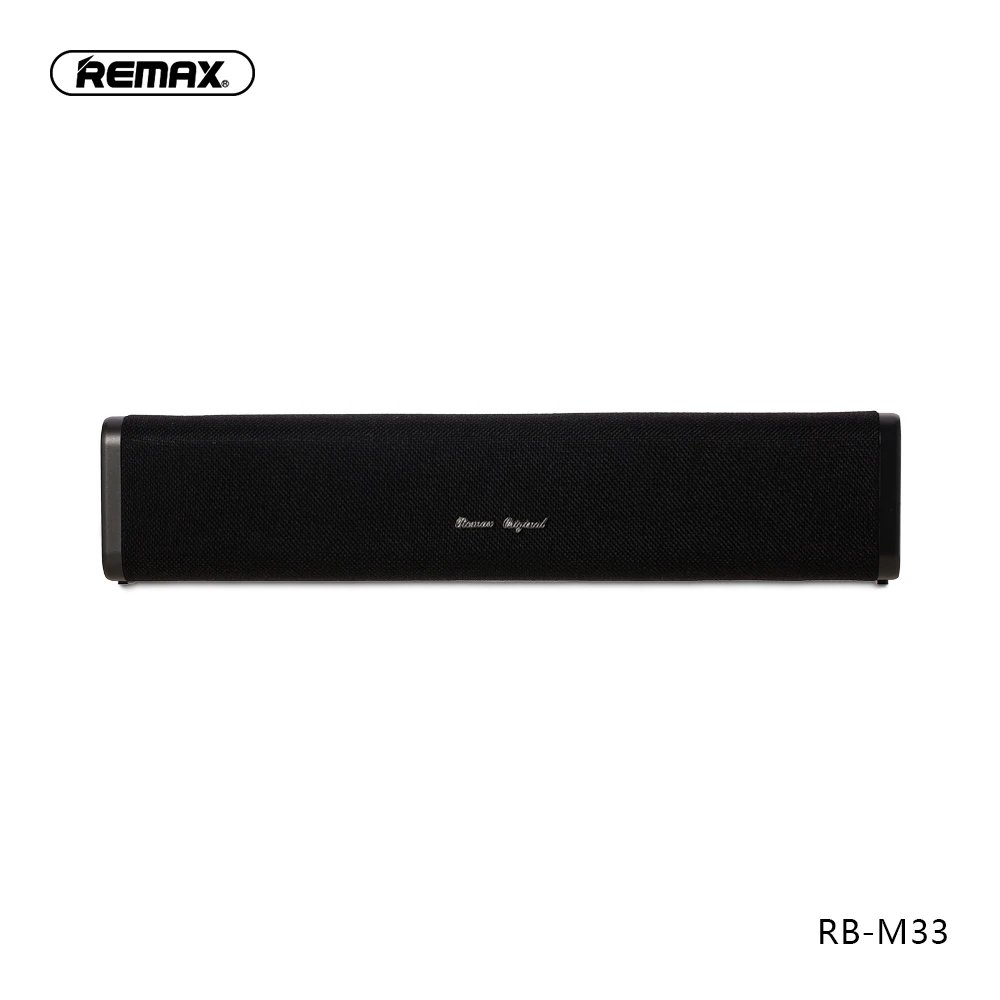 REMAX RB-M33 ткань Bluetooth, колонка Bluetooth 5,0 TWS стерео Открытый Настольный сабвуфер для Xiaomi huawei iPhone Vivo ноутбук