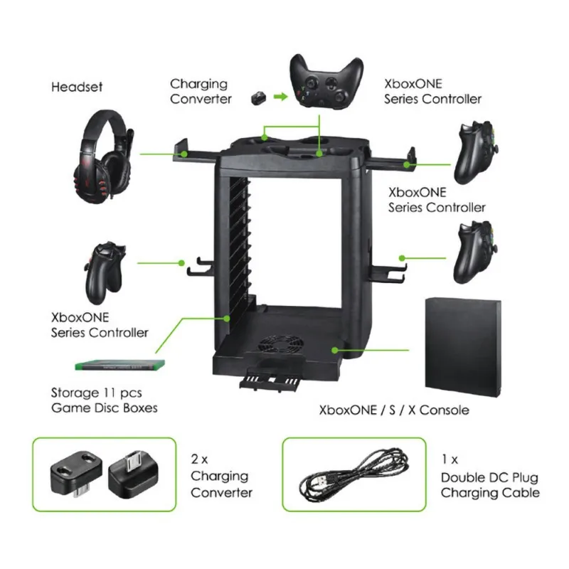 Многофункциональный охлаждающий геймпад для хранения контроллер Подставка